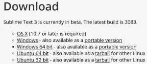 Sublime Text 3 教程 (1)——安装、配置和初次使用