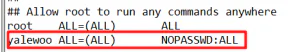 给普通用户sudo权限。xxx is not in the sudoers file.This incident will be reported